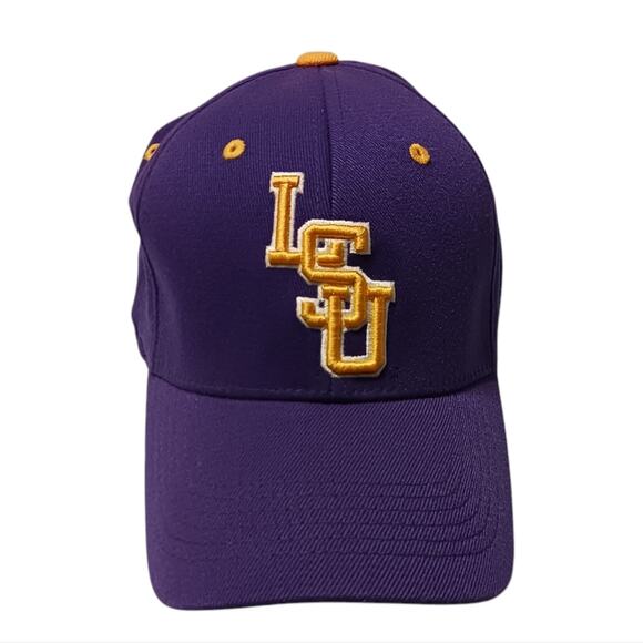 LSU cap Top of the World size M/L fitted embroidered tiger purple gold - Picture 1 of 8